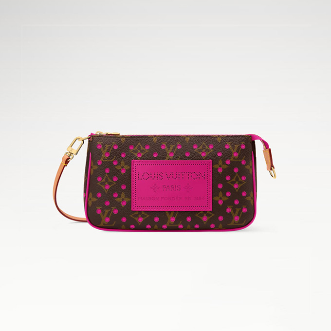 lv louis vuitton pochette accessoires monogram perfo pouch #m29001